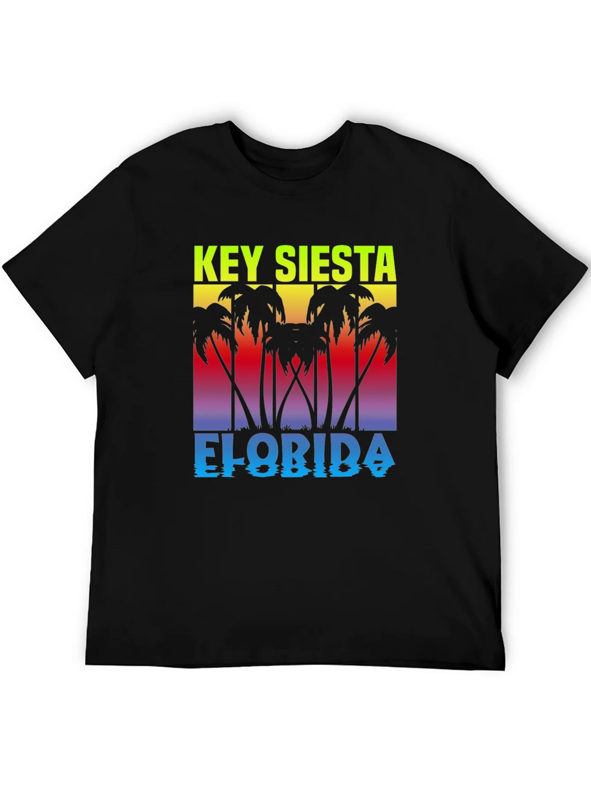 Key Siesta Florida Black T-Shirt product image 5