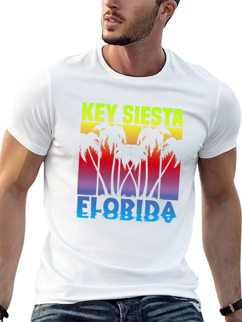 Key Siesta Florida Black T-Shirt product image 12