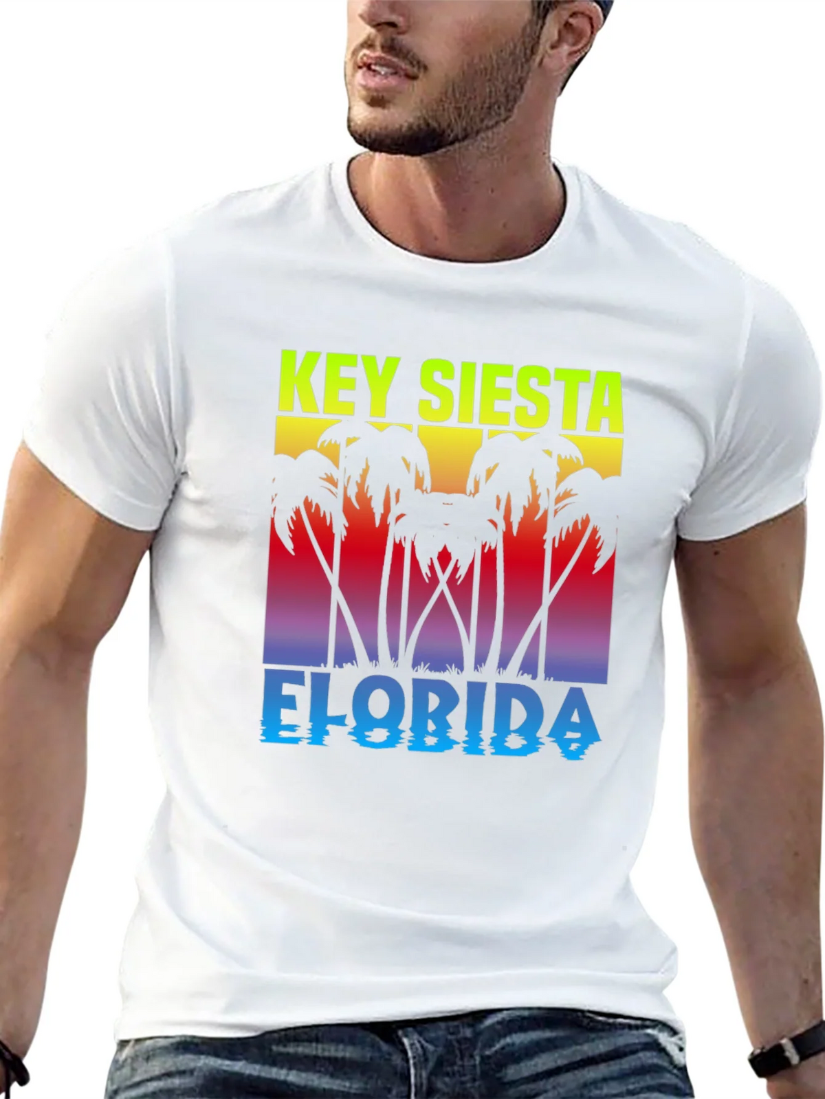 Key Siesta Florida Black T-Shirt product image 12