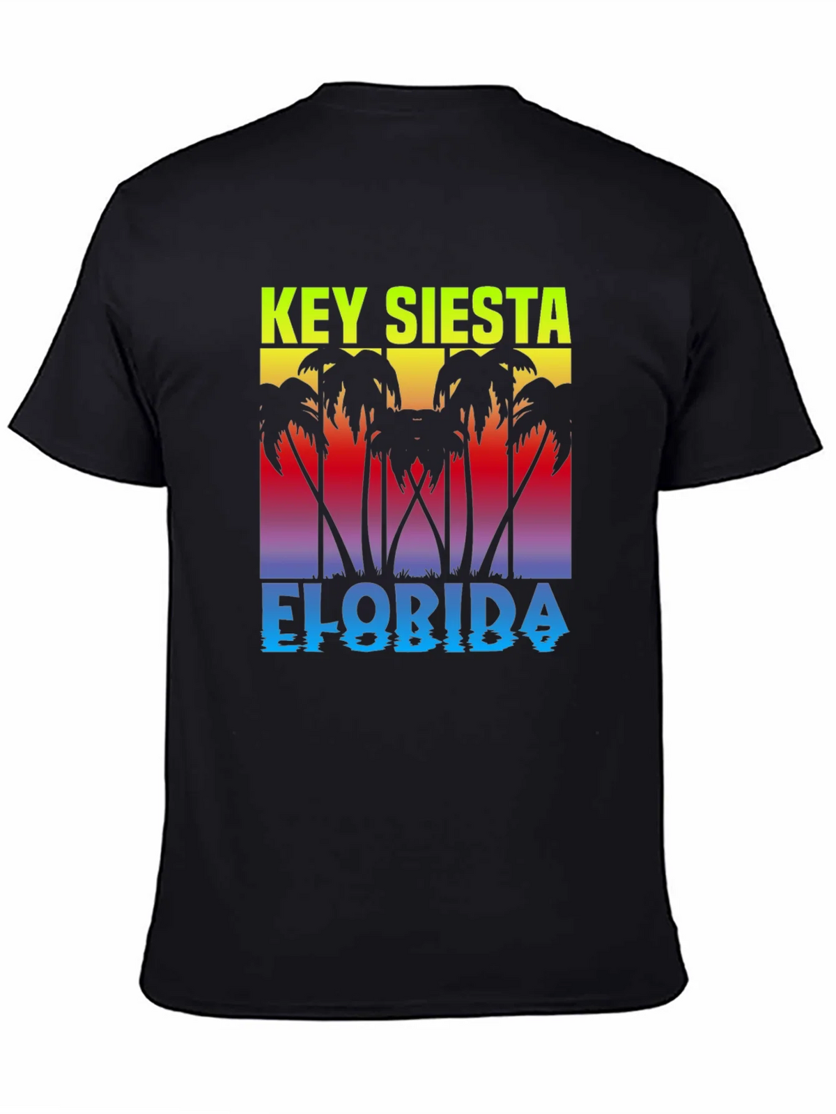Key Siesta Florida Black T-Shirt product image 4