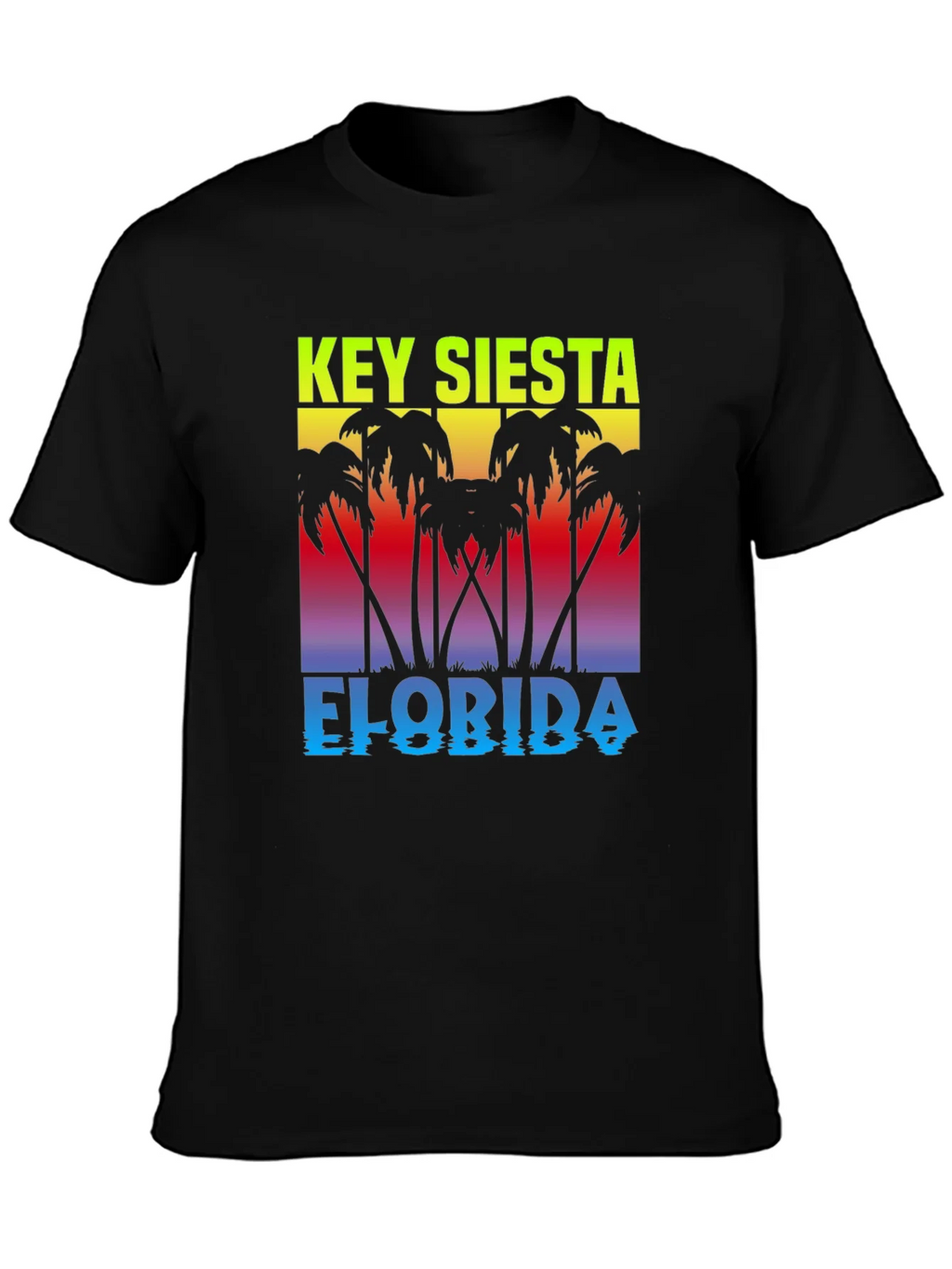 Key Siesta Florida Black T-Shirt product image 3