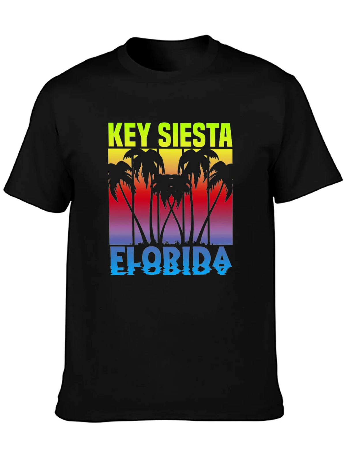 Key Siesta Florida Black T-Shirt product image 3