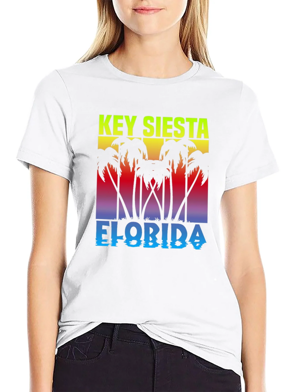 Key Siesta Florida Black T-Shirt product image 8