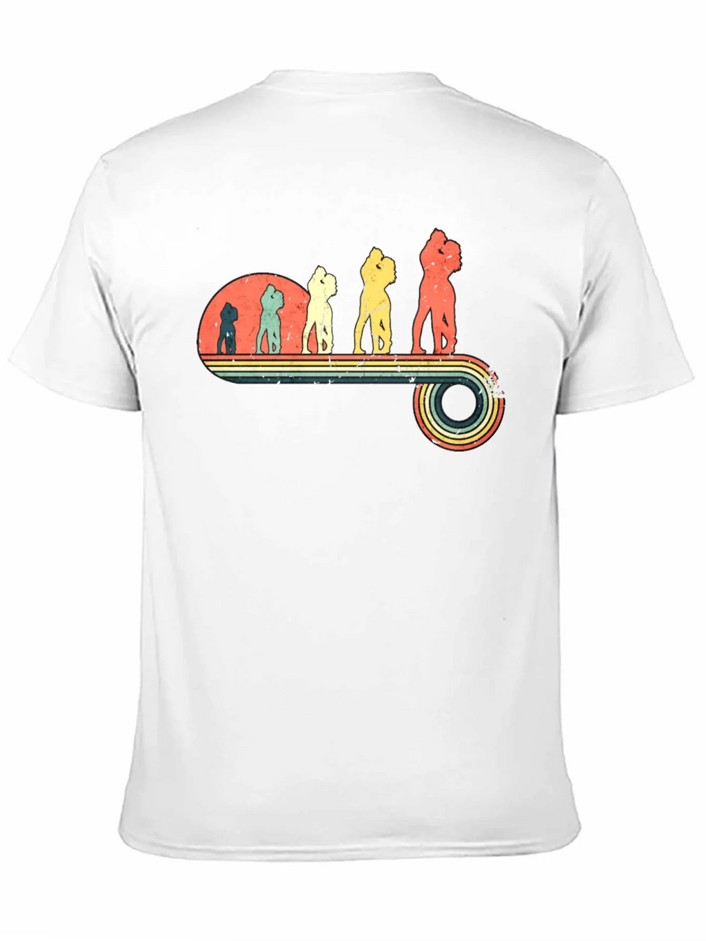 Retro Evolution of Love Black Tee product image 10