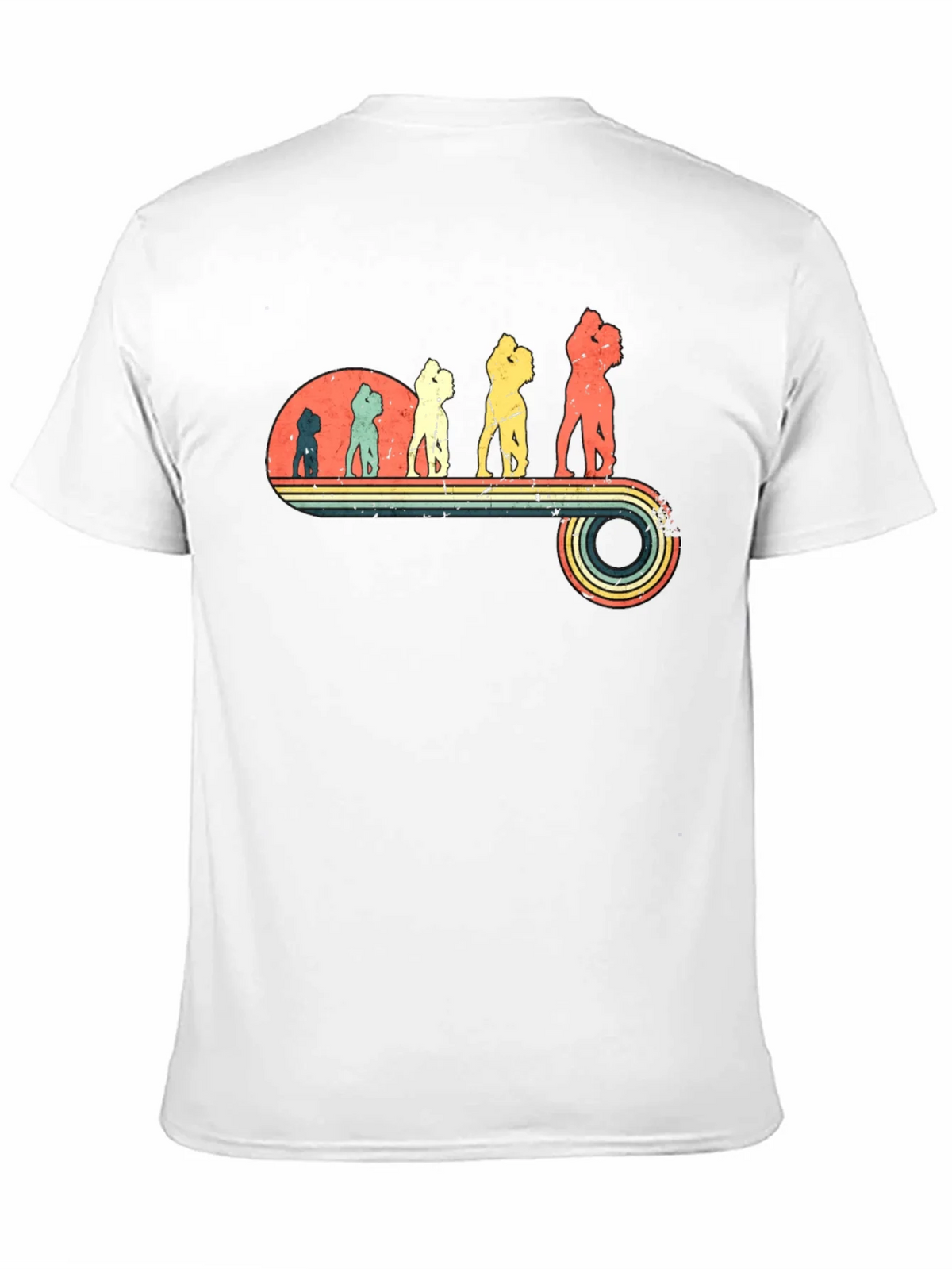 Retro Evolution of Love Black Tee product image 10