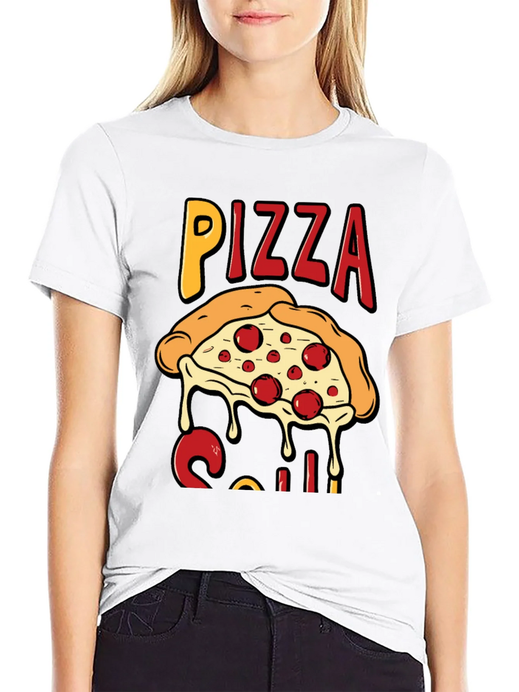Pizza Slice Graphic T-Shirt - Casual Wear product image 6