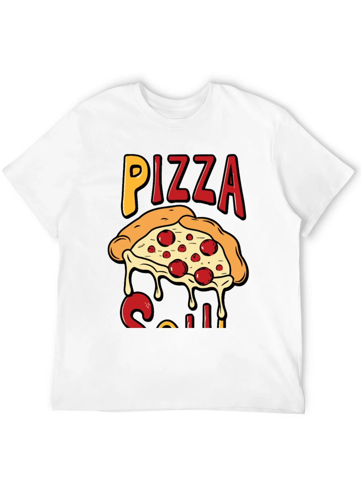 Pizza Slice Graphic T-Shirt - Casual Wear product image 9
