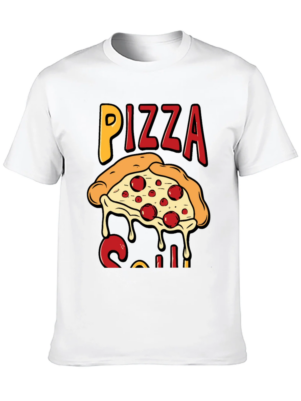 Pizza Slice Graphic T-Shirt - Casual Wear product image 7