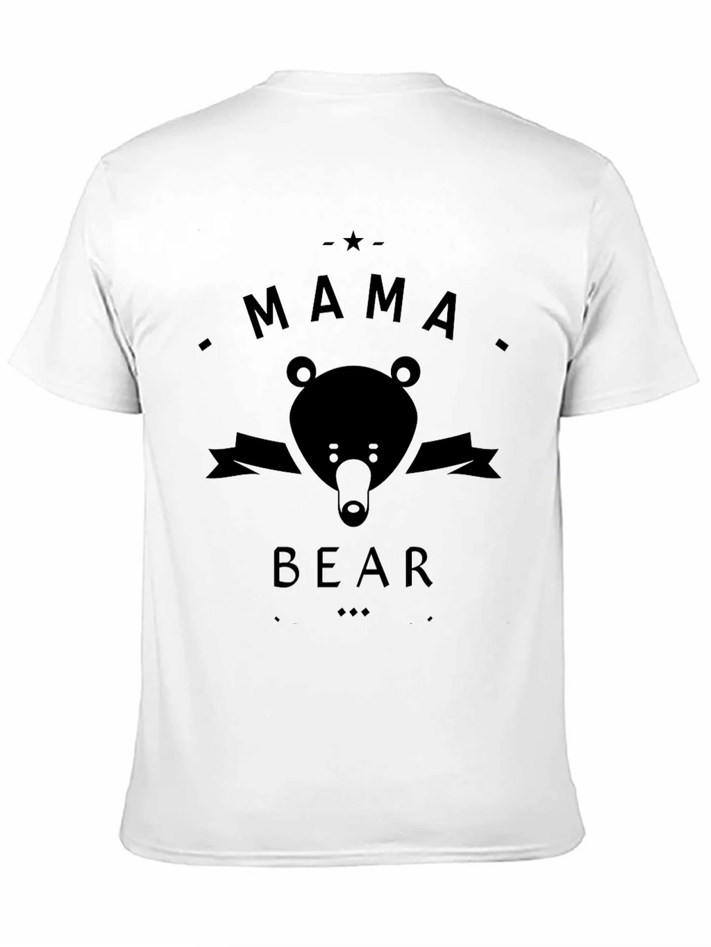Mama Bear Black Graphic T-Shirt product image 10