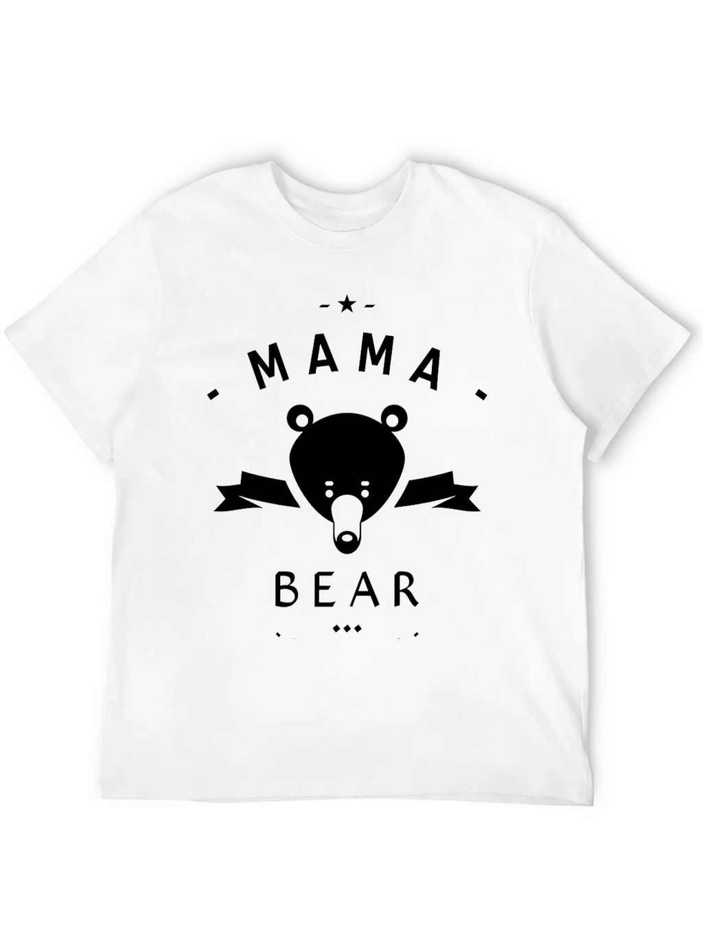 Mama Bear Black Graphic T-Shirt product image 11