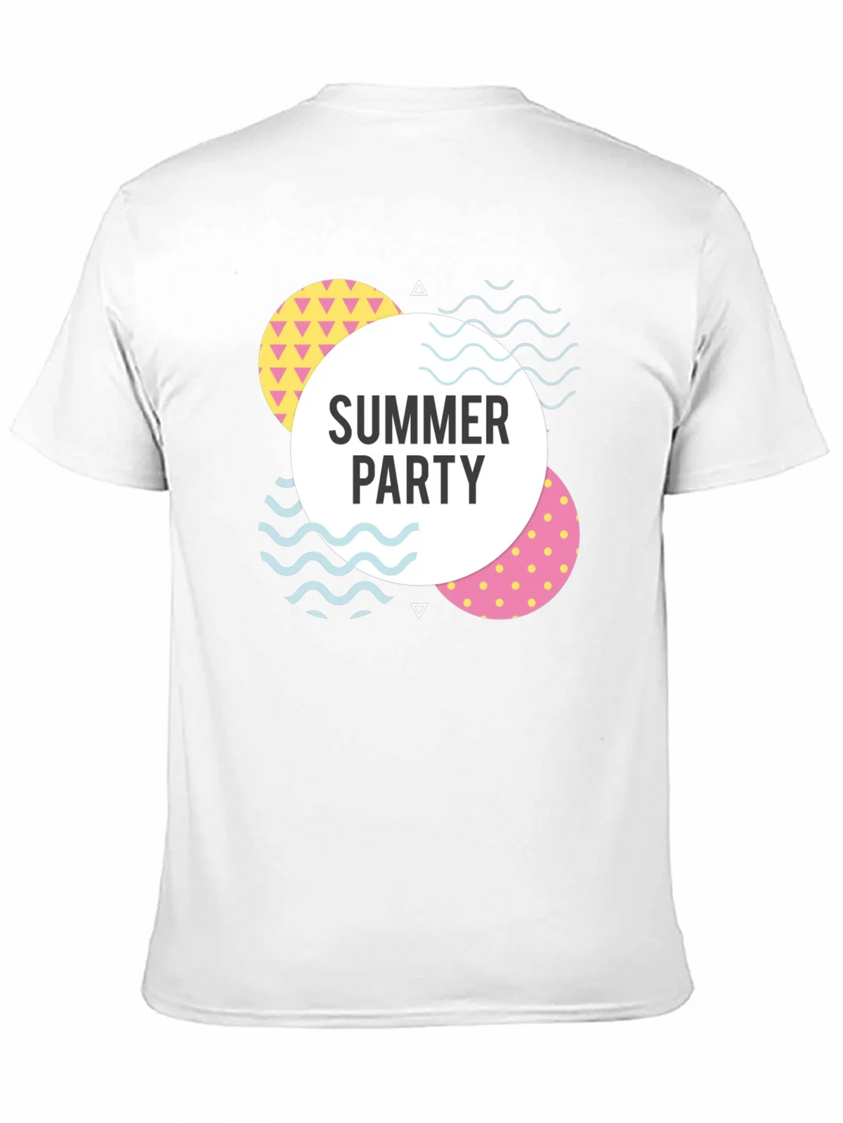 Summer Party Graphic Tee - Black Cotton Casual T-Shirt product image 10