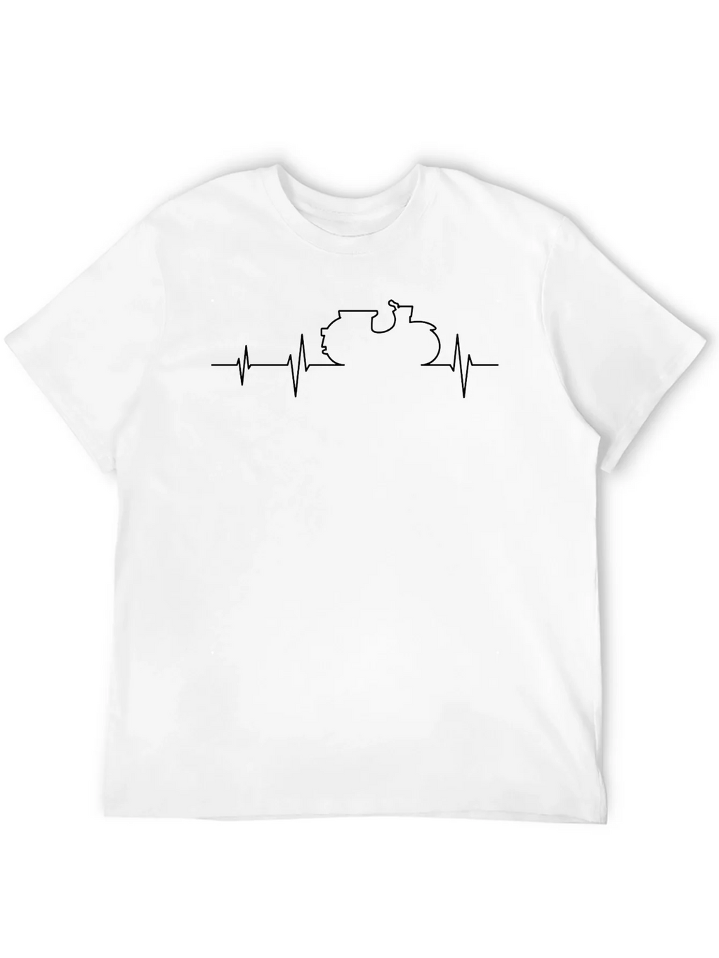 Tractor Heartbeat Graphic Tee - Unisex Cotton T-Shirt product image 5