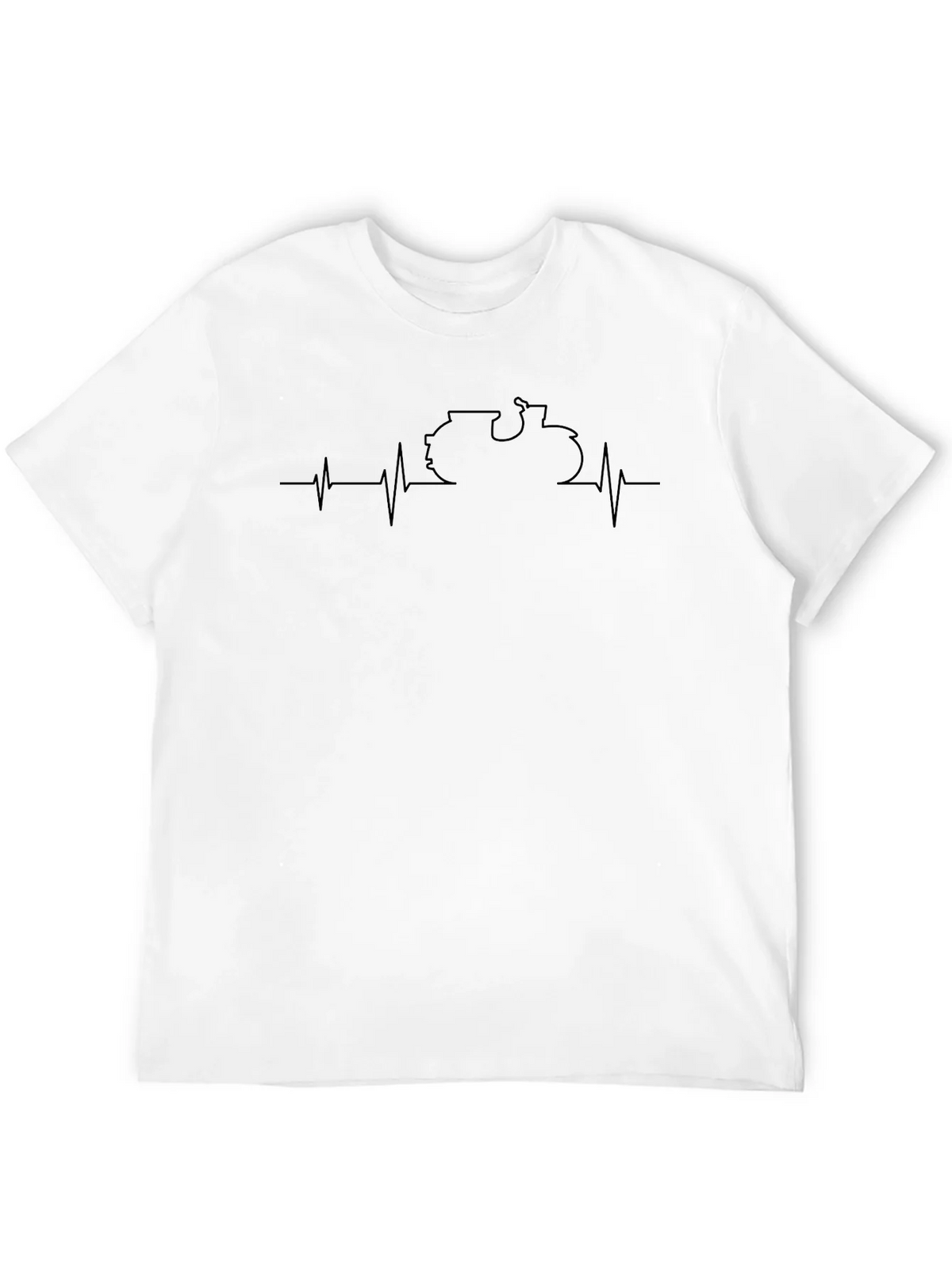Tractor Heartbeat Graphic Tee - Unisex Cotton T-Shirt product image 5