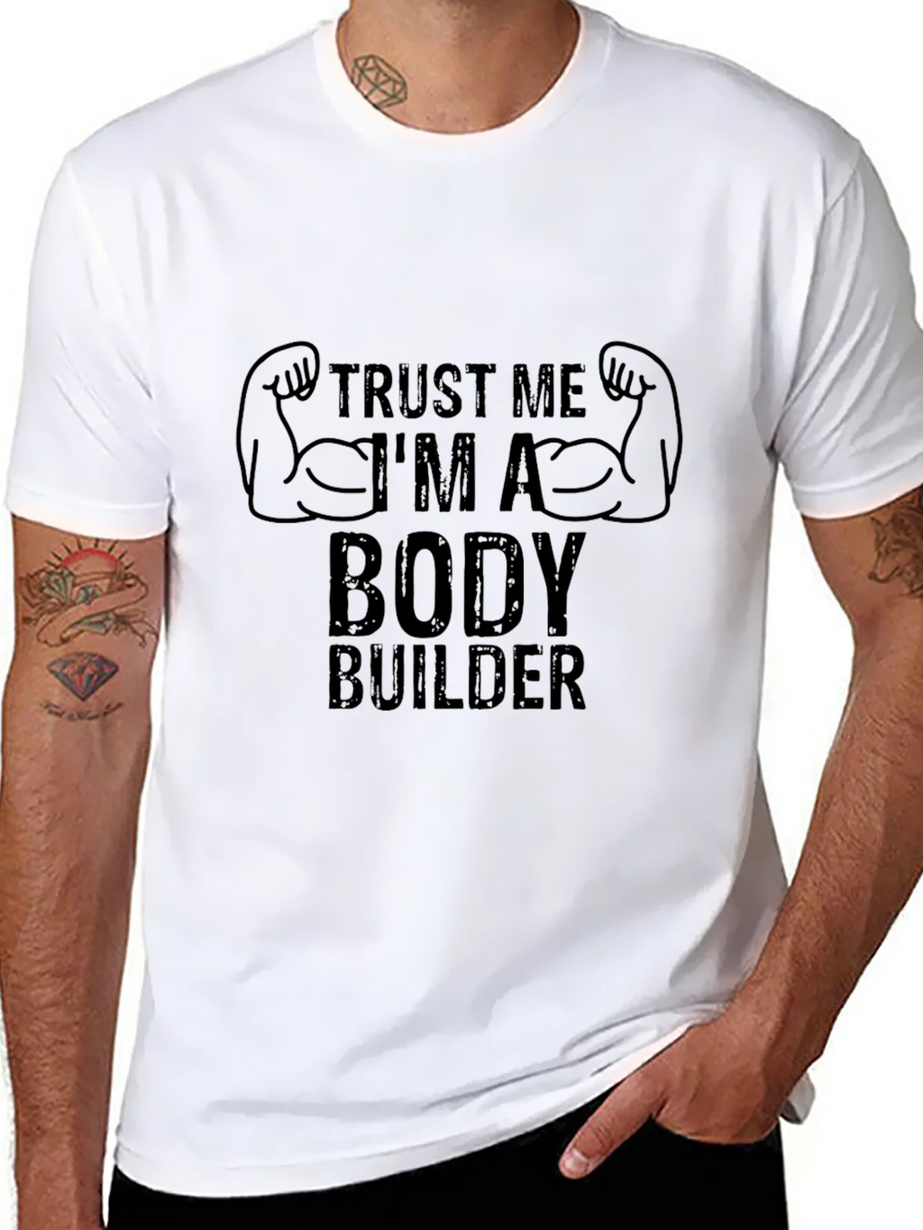 Trust Me Im A Body Builder T-Shirt product image 5