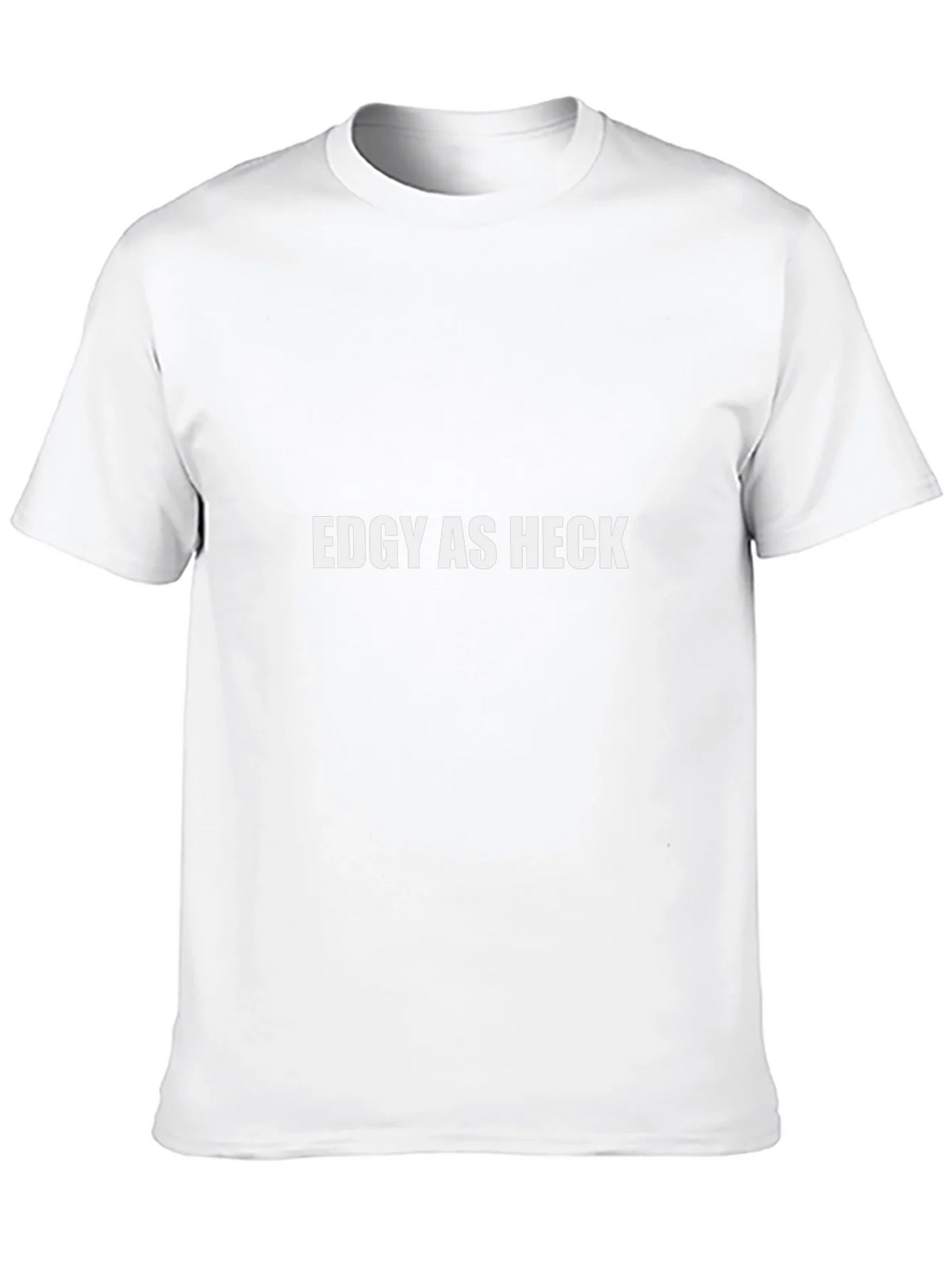 Edgy As Heck Graphic Tee - Black Cotton T-Shirt product image 2