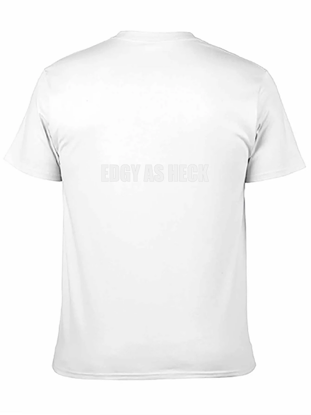 Edgy As Heck Graphic Tee - Black Cotton T-Shirt product image 3
