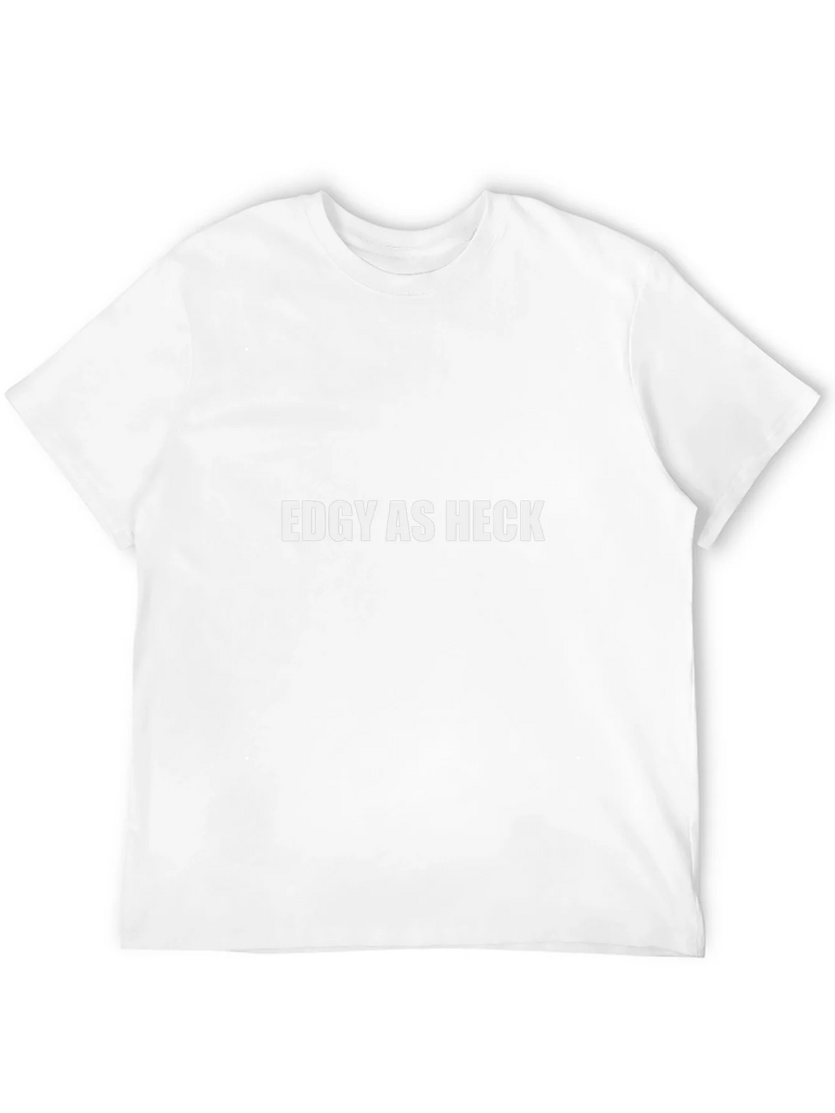 Edgy As Heck Graphic Tee - Black Cotton T-Shirt product image 4