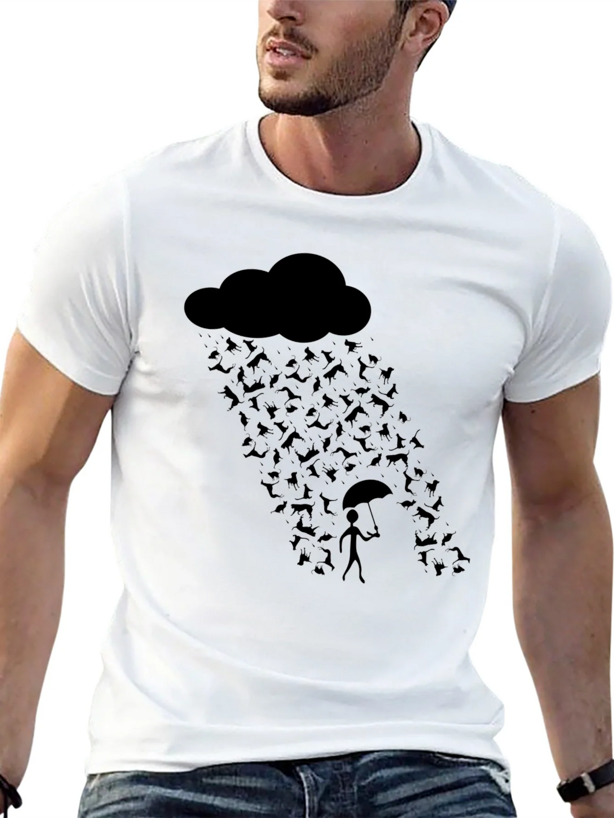 Rain of Bats Graphic Tee - Unique Halloween Shirt product image 12
