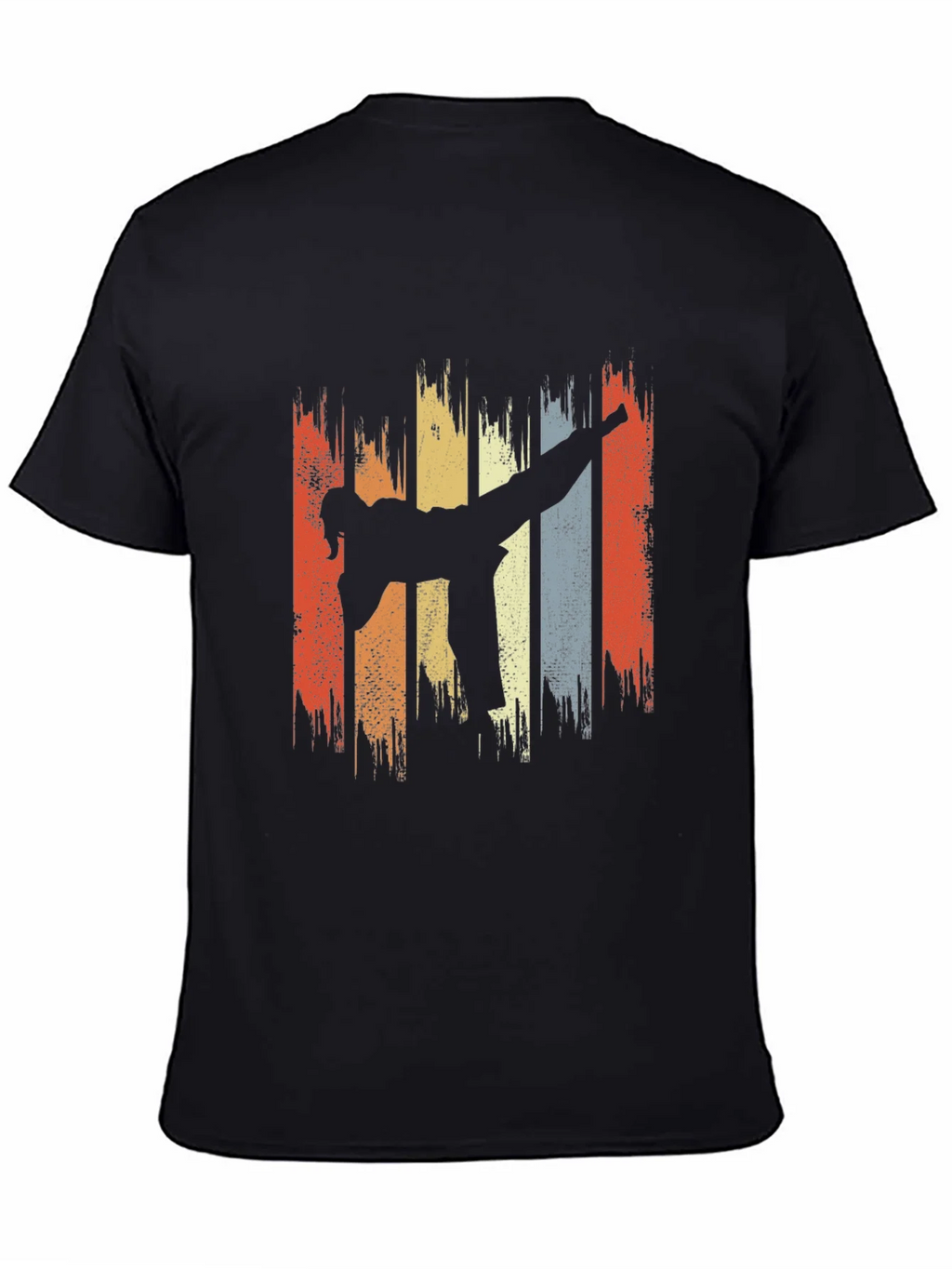 Retro Martial Arts Kick T-Shirt product image 4
