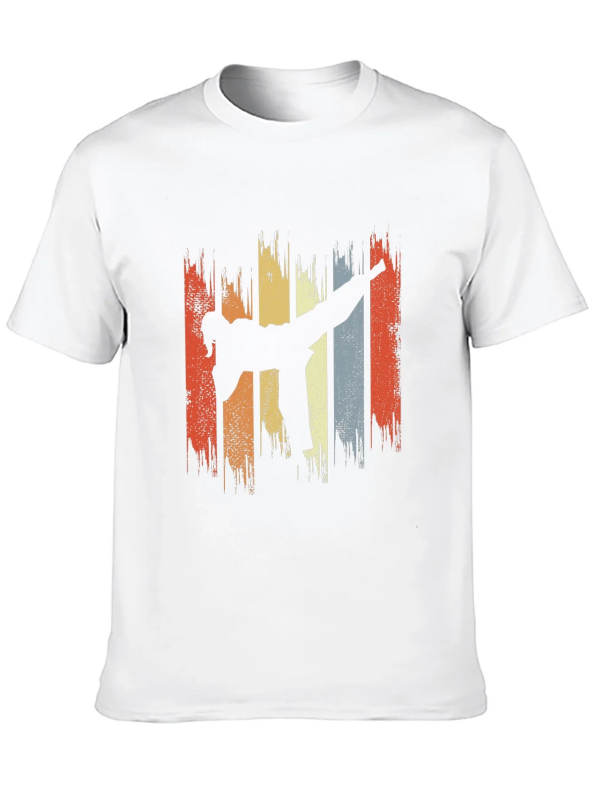 Retro Martial Arts Kick T-Shirt product image 9