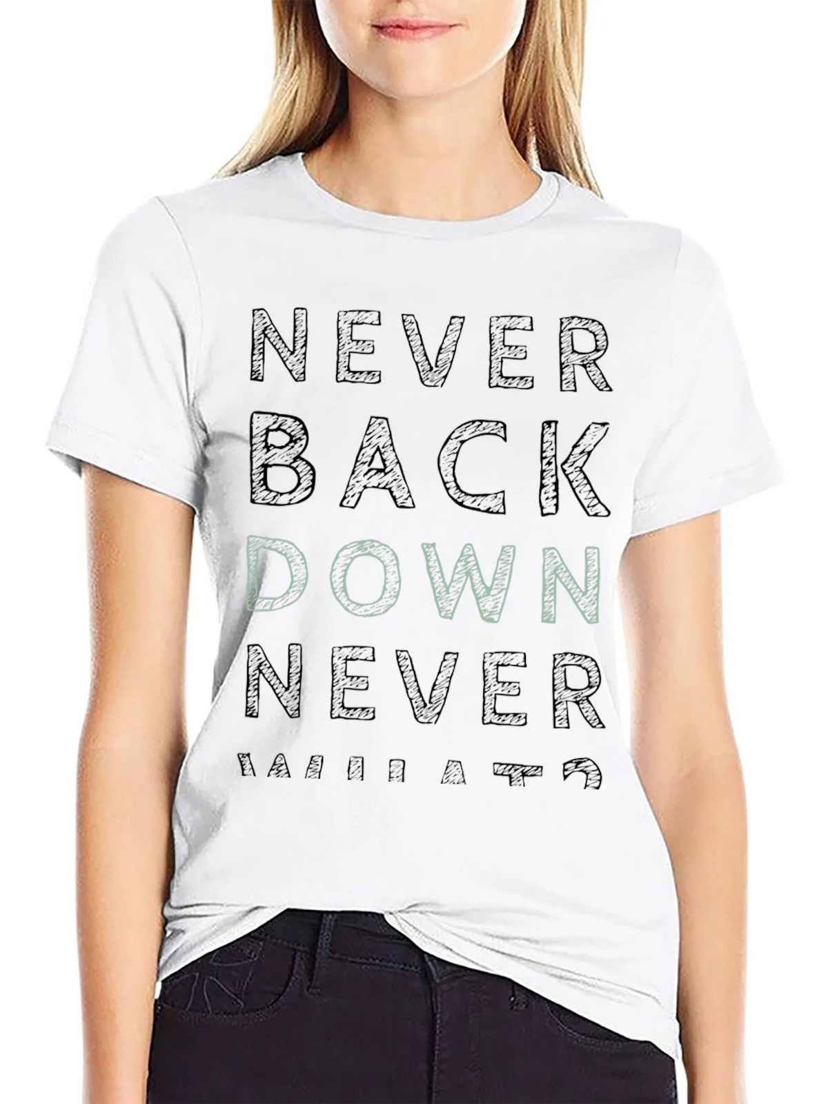 Never Back Down Graphic Tee product image 8