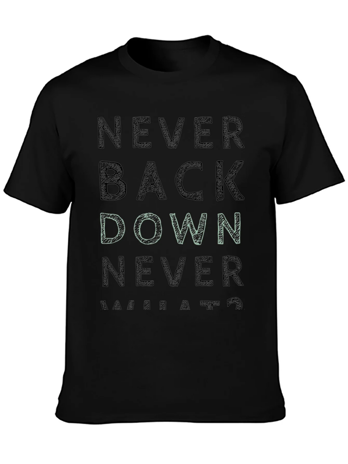 Never Back Down Graphic Tee product image 3
