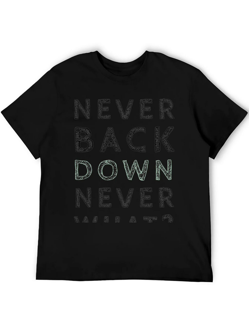 Never Back Down Graphic Tee product image 5