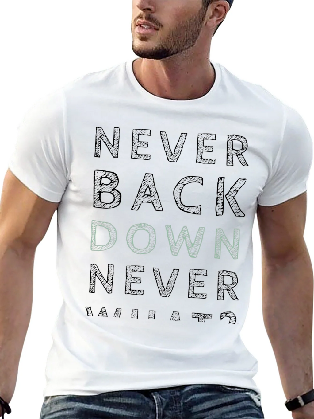 Never Back Down Graphic Tee product image 12