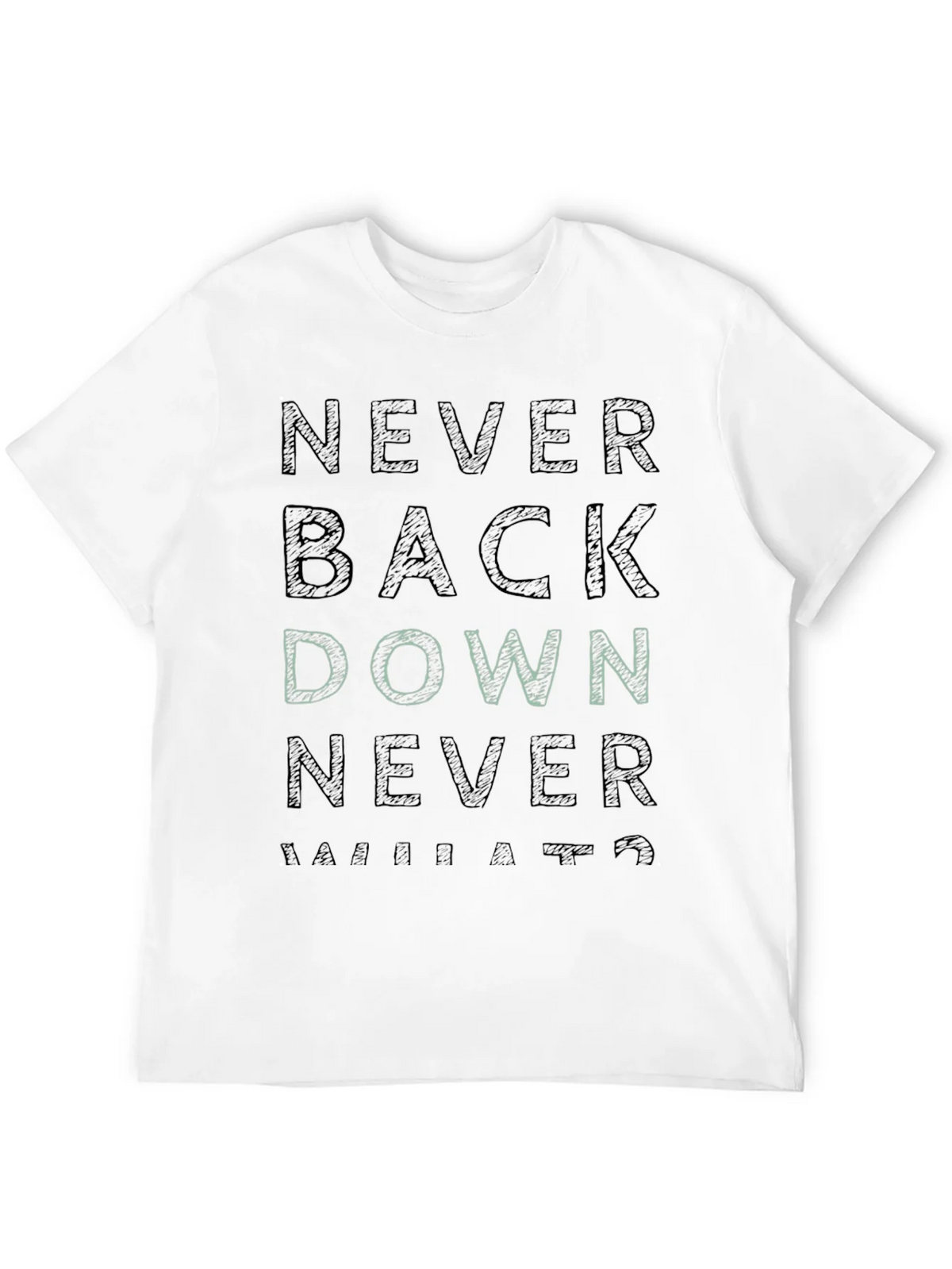Never Back Down Graphic Tee product image 11