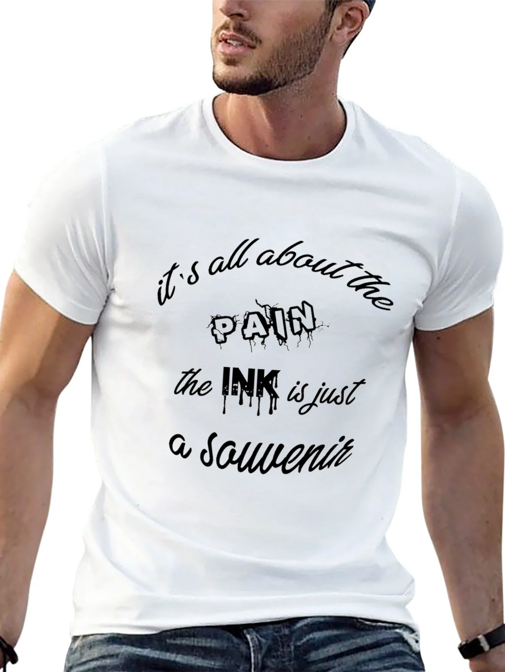 Its All About the Pain Tattoo T-Shirt product image 12