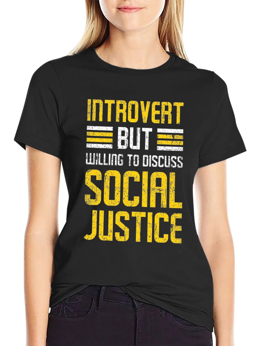 Introvert Social Justice T-Shirt product image 2
