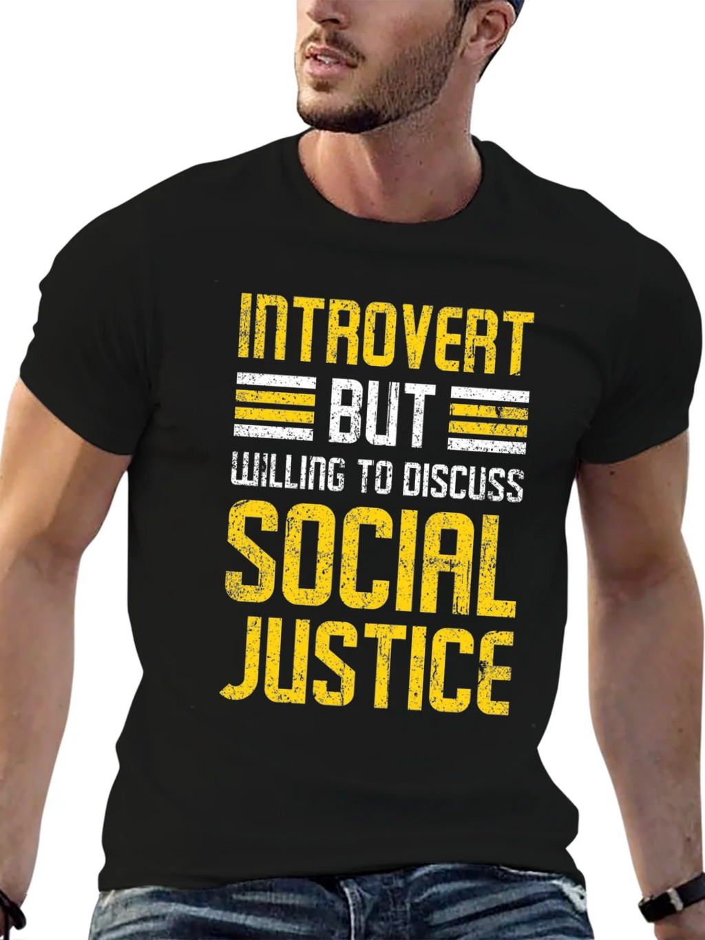 Introvert Social Justice T-Shirt product image 6