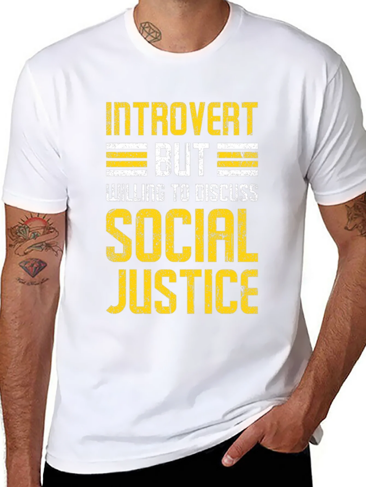 Introvert Social Justice T-Shirt product image 7