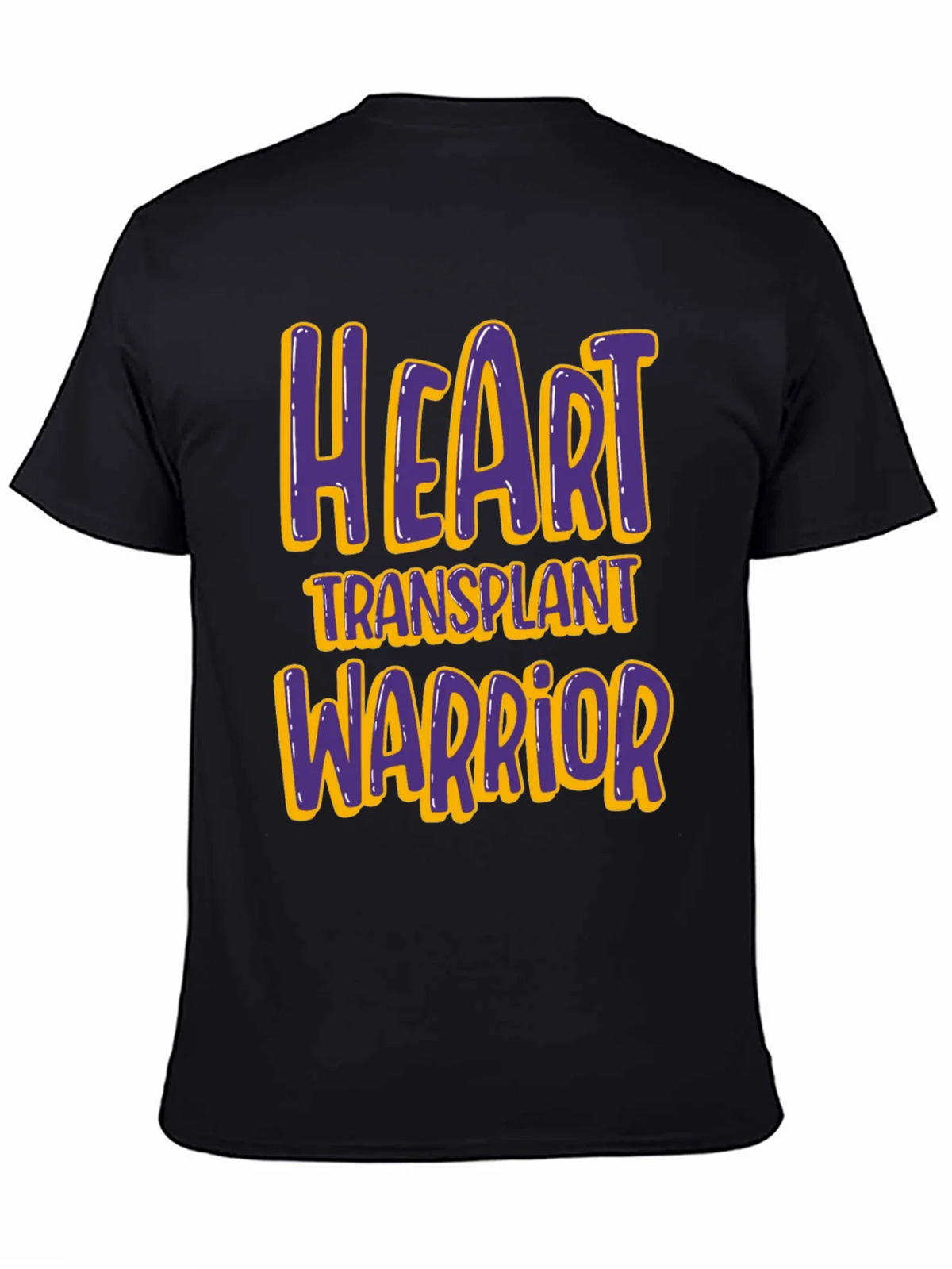 Heart Transplant Warrior T-Shirt - Black product image 4