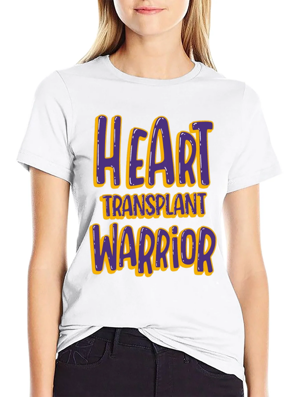 Heart Transplant Warrior T-Shirt - Black product image 8
