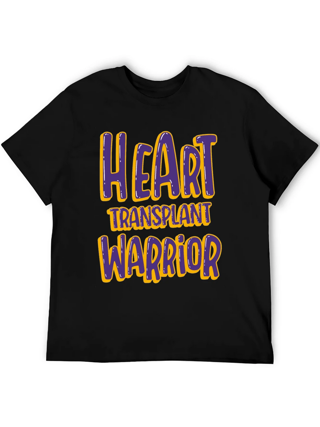 Heart Transplant Warrior T-Shirt - Black product image 5