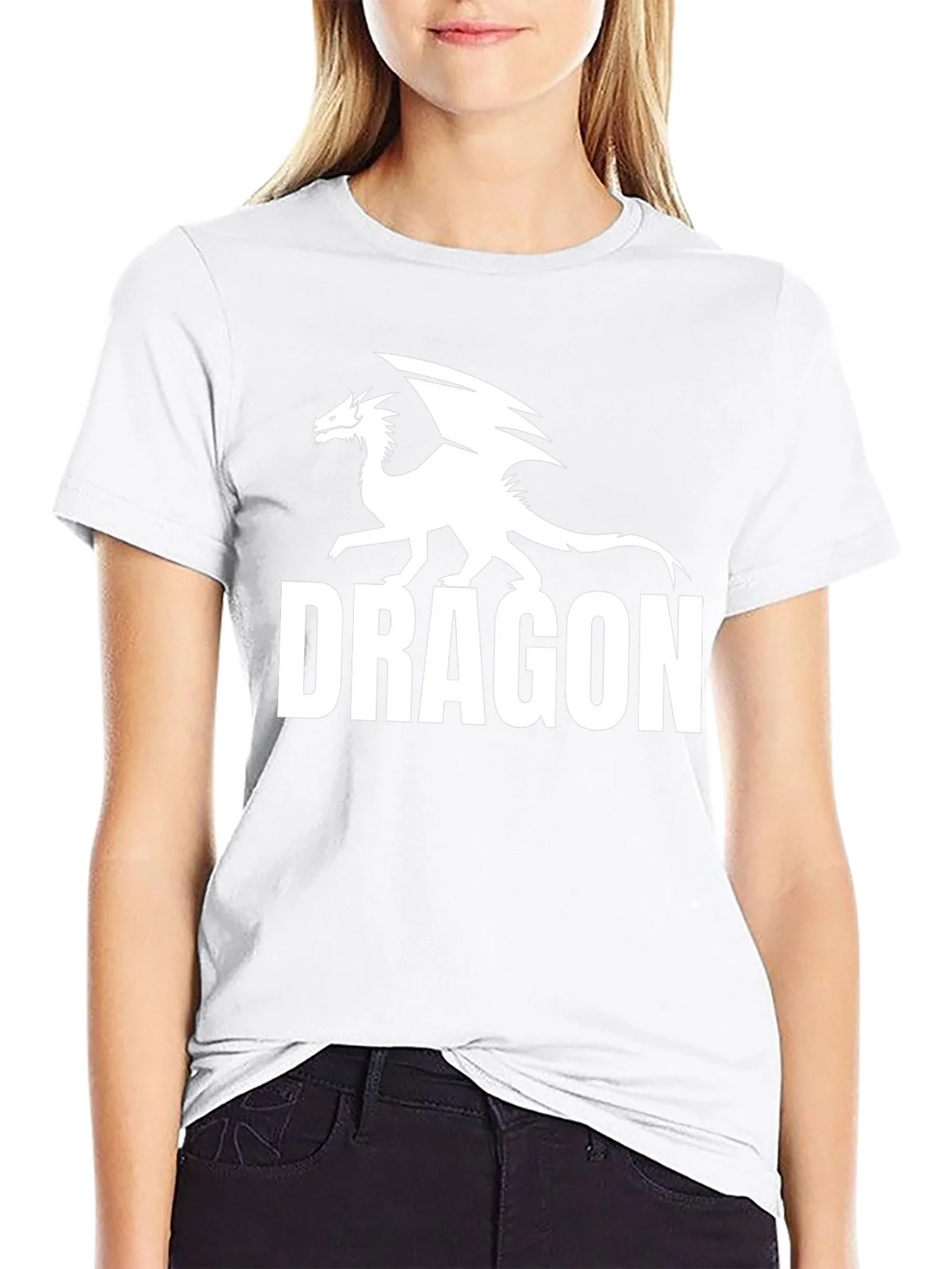 Dragon Graphic Tee - Black Cotton Comfort product image 8