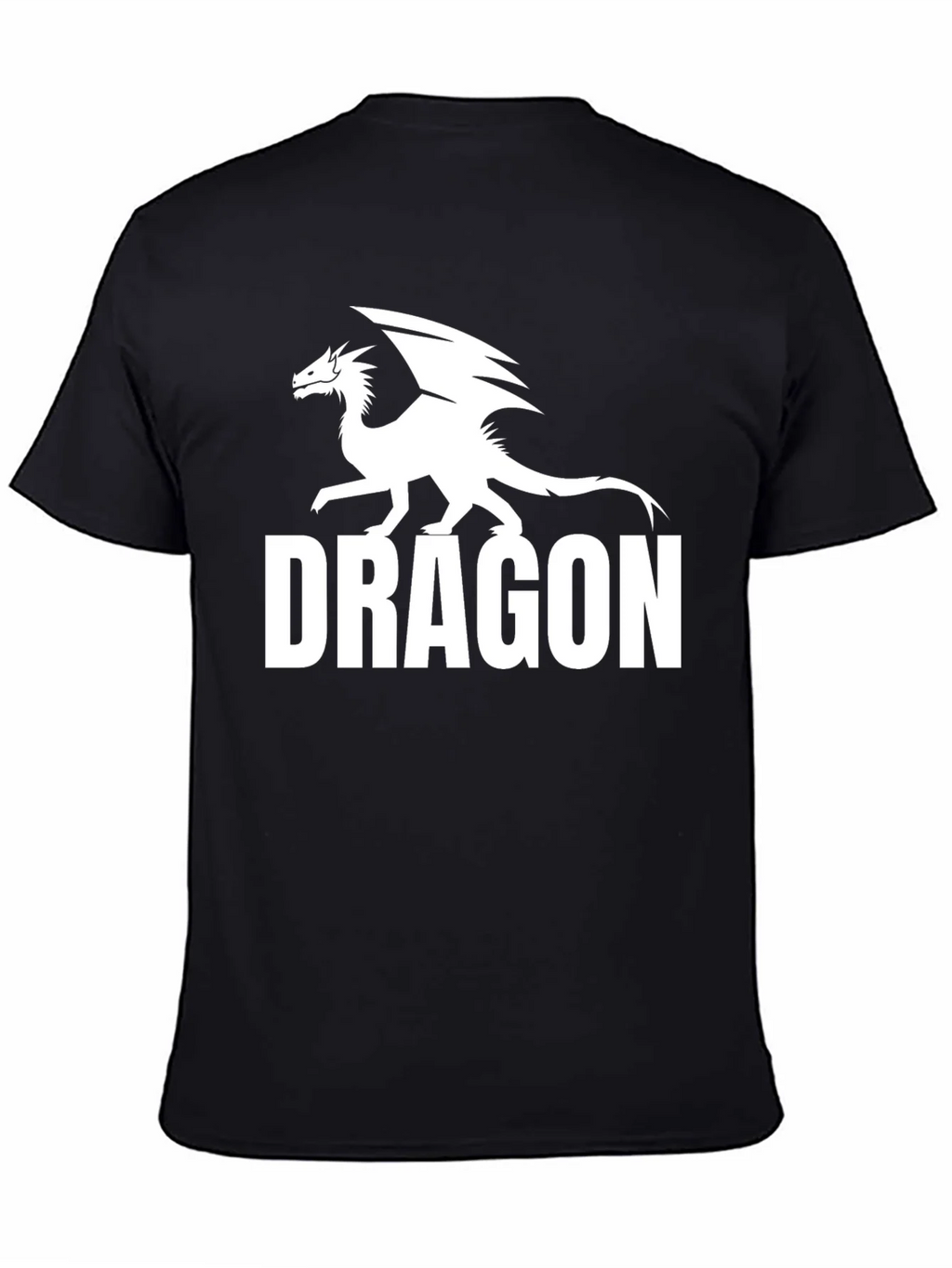 Dragon Graphic Tee - Black Cotton Comfort product image 4