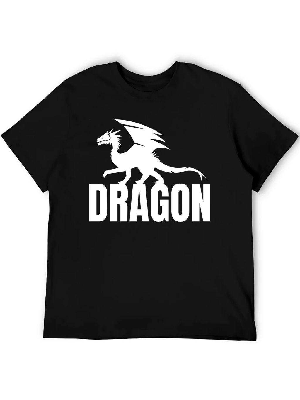 Dragon Graphic Tee - Black Cotton Comfort product image 5