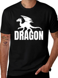 Dragon Graphic Tee - Black Cotton Comfort product image 1