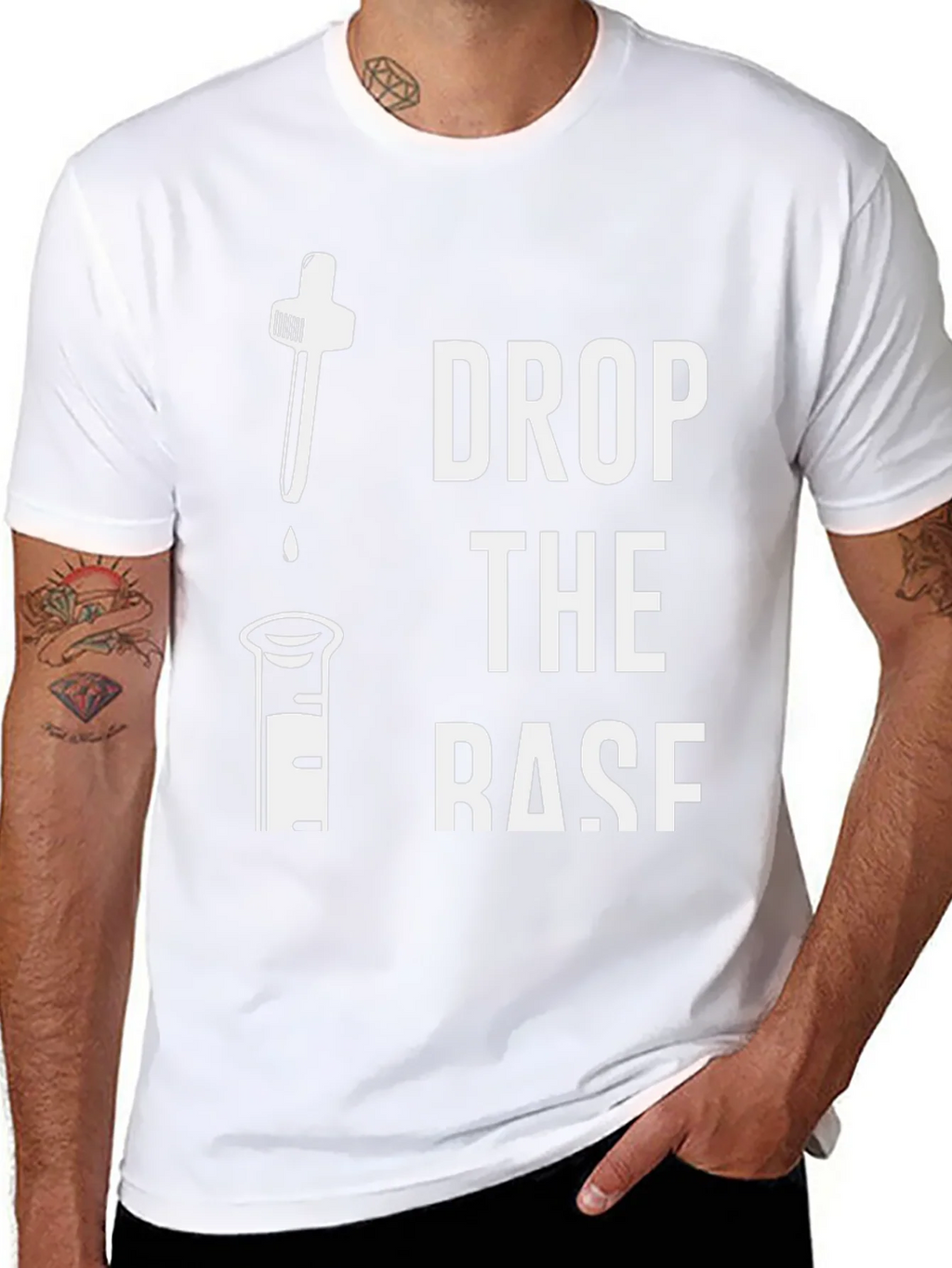 Drop the Base T-Shirt - Science Humor Tee product image 7