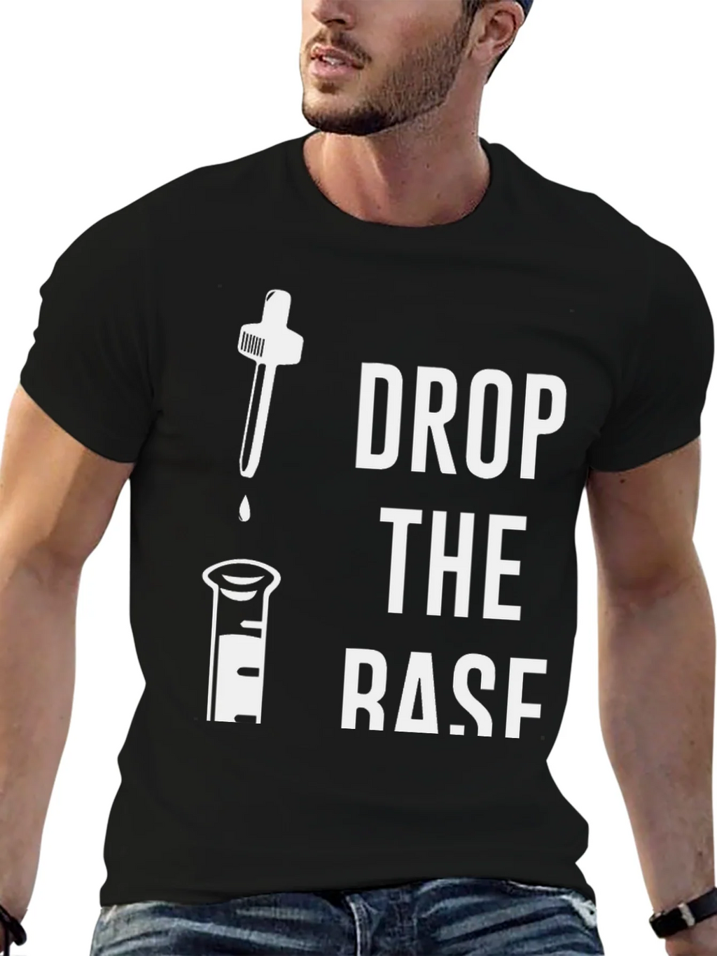 Drop the Base T-Shirt - Science Humor Tee product image 6