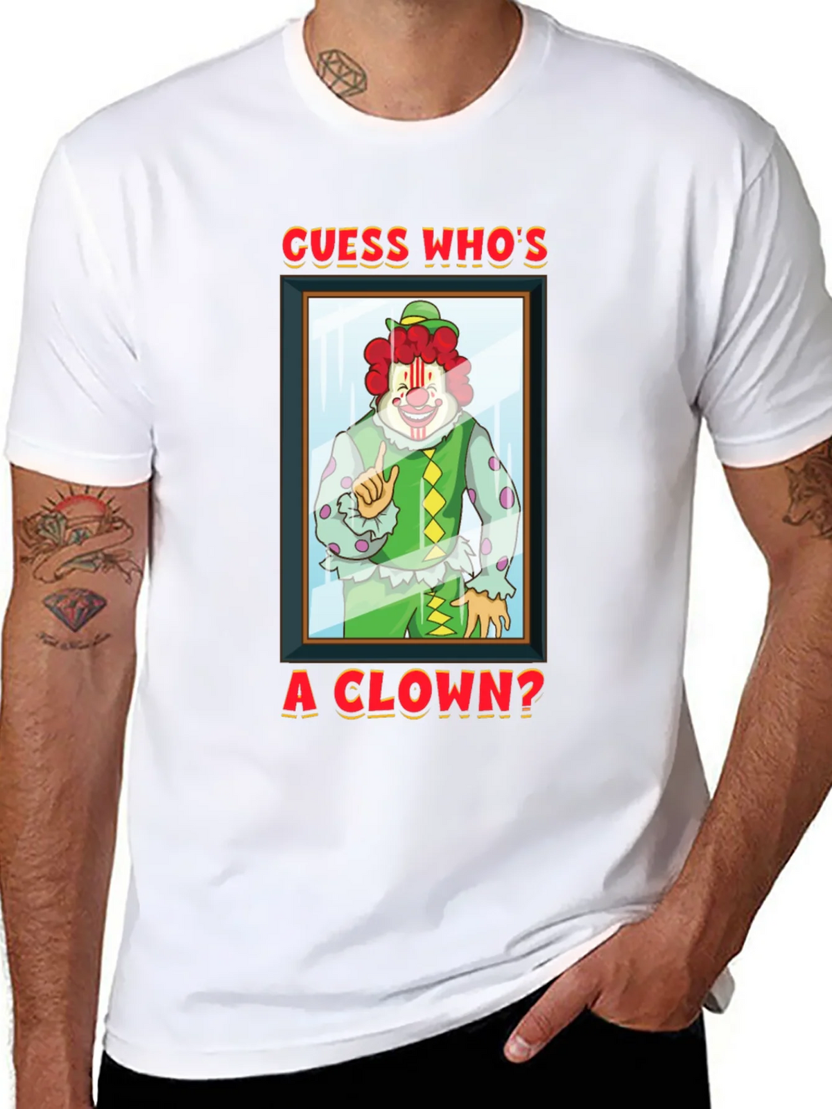 Guess Whos A Clown? Graphic T-Shirt product image 4