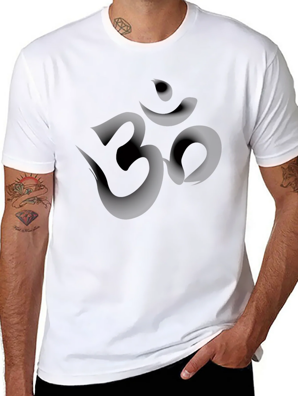 Om Symbol Black T-Shirt product image 7