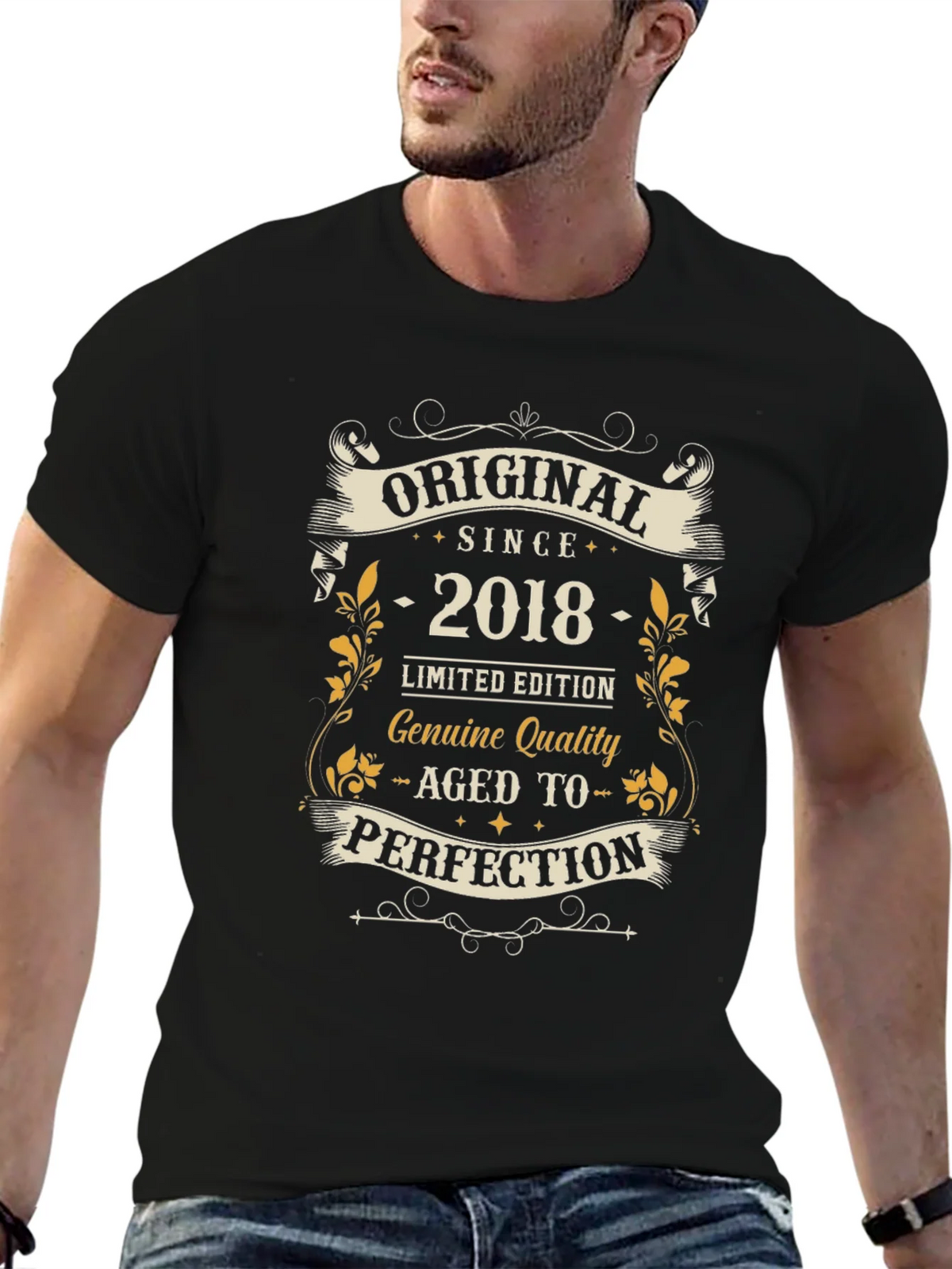 Original Since 2018 Black T-Shirt product image 4