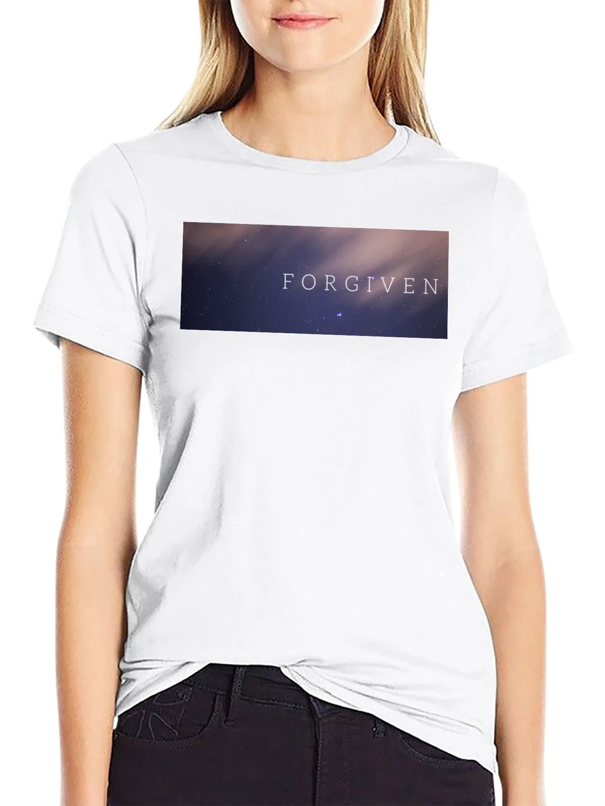 Forgiven Graphic Tee - Stylish & Comfortable Black T-Shirt product image 1