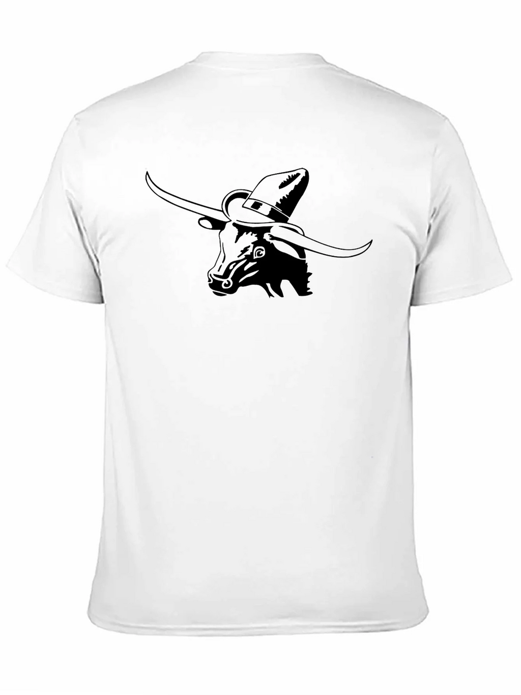 Black Longhorn Sombrero Graphic Tee product image 3