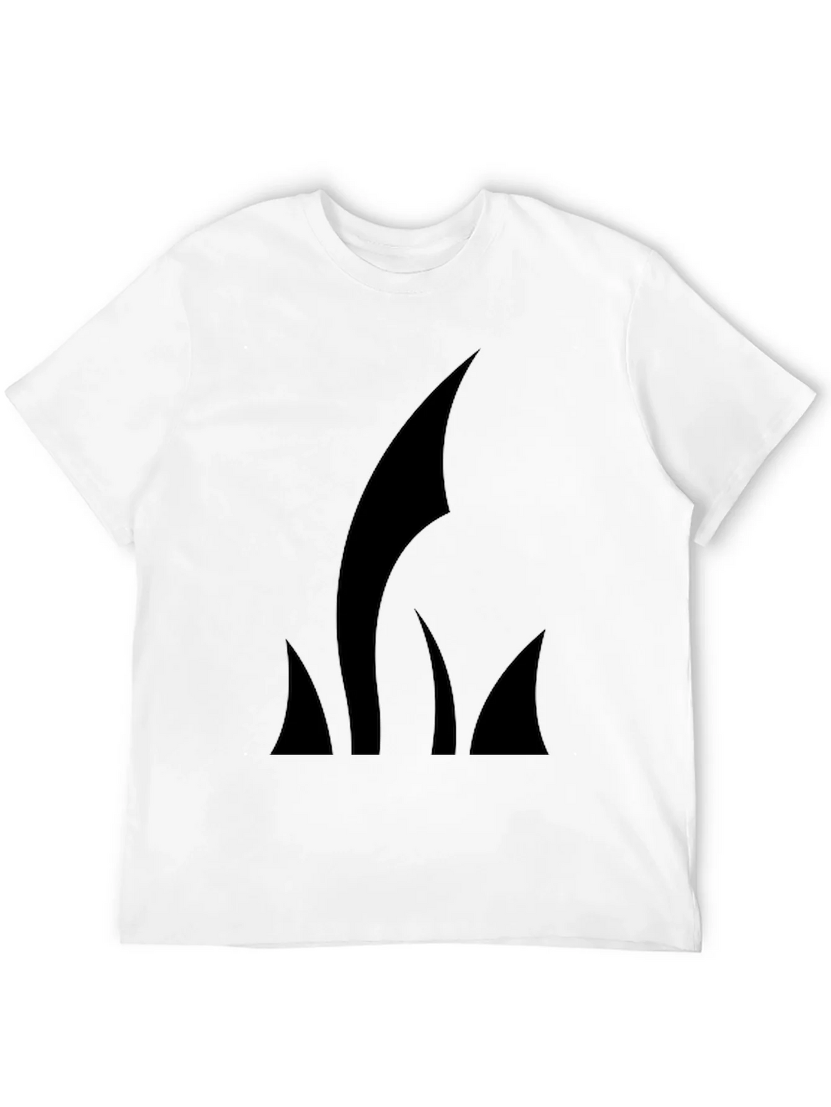Mens Black T-Shirt with Abstract Graphic product image 11