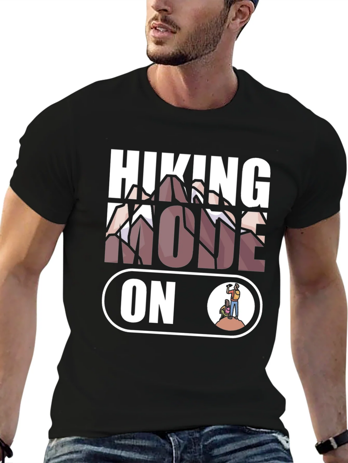 Hiking Mode On T-Shirt | Mountain Adventure Apparel product image 5