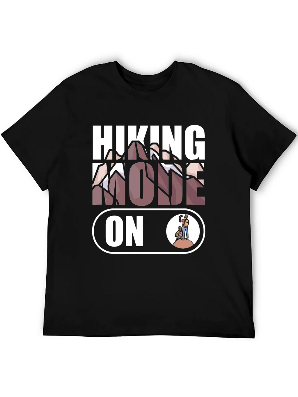 Hiking Mode On T-Shirt | Mountain Adventure Apparel product image 4